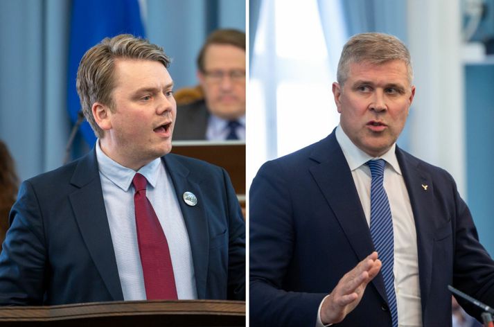 Andrés Ingi sagði það lágmarkskröfu að starfsmenn valdstjórnarninnar væru ekki á stjákli inni í þinghúsinu meðan þar færi fram umræða.