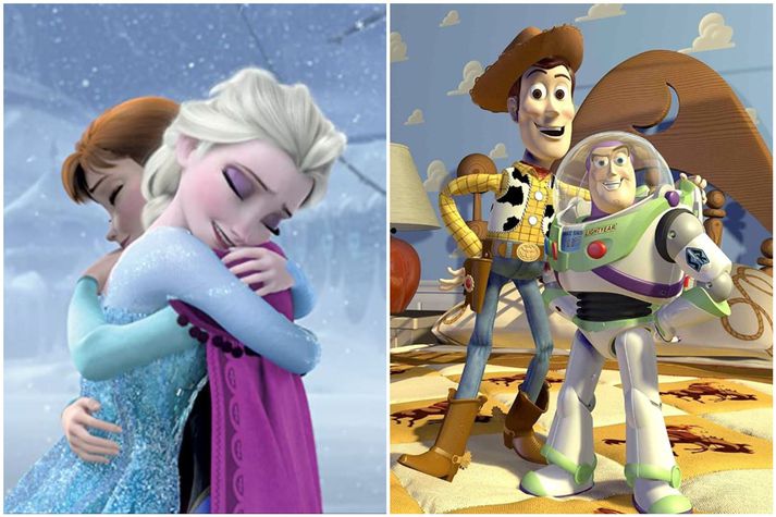Aðdáendur Frozen og Toy Story ævintýranna geta heldur betur glaðst yfir nýjustu tíðindum úr höfuðstöðvum Disney.