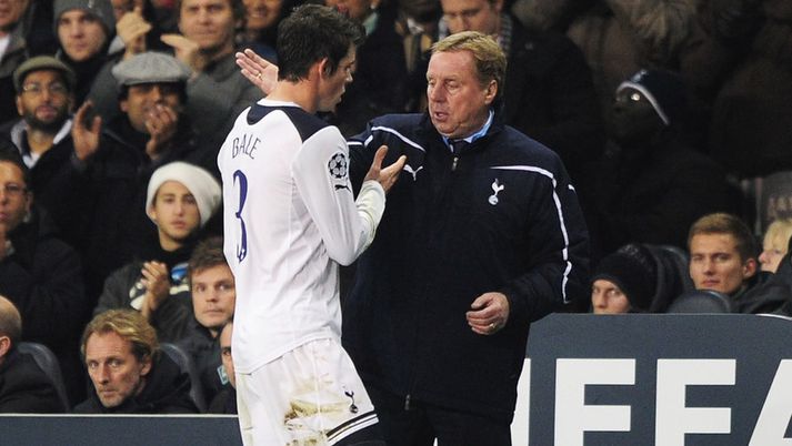 Harry Redknapp og Gareth Bale.