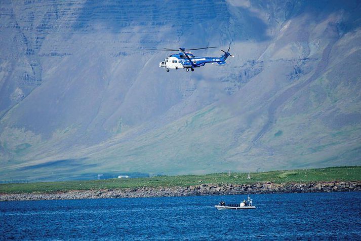 Talsverður fjöldi viðbragðsaðila tók þátt í leitinni að Michal.