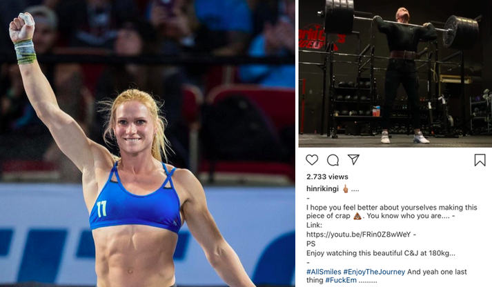 Annie Mist var fyrsta stjarna Íslands í Crossfit. Hún vann heimsleikana árin 2011 og 2012. Hún varð í öðru sæti á leikunum árin 2010 og 2014. Hinrik Ingi hefur verið í fremstu röð hér á landi undanfarin ár í karlaflokki.