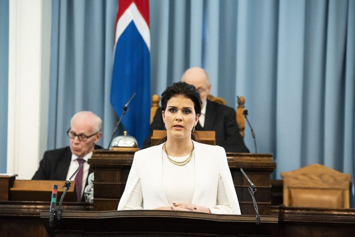 Þórdís Kolbrún Reykfjörð Gylfadóttir ferðamálaráðherra.