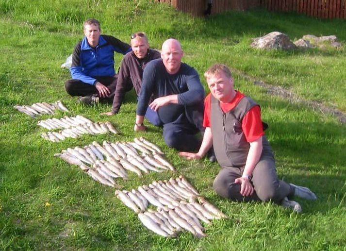 Það veiðist oft vel í Hítarvatni