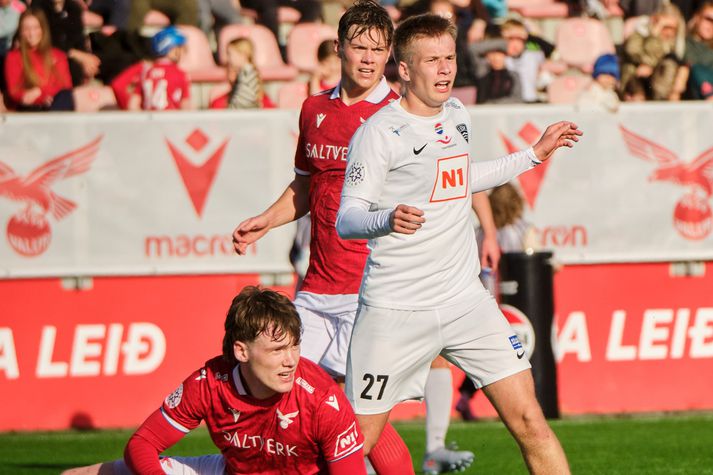 Róbert Elís Hlynsson og félagar í ÍBV hafa farið á kostum í síðustu tveimur leikjum.