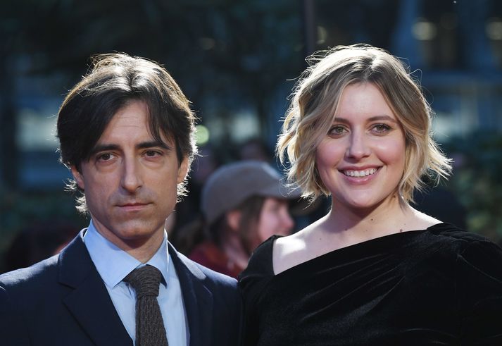 Hjónin Noah Baumbach og Greta Gerwig á frumsýningu Marriage Story árið 2019.