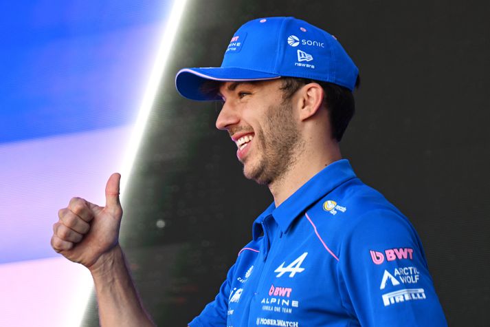 Pierre Gasly var að sjálfsögðu ánægður með að áfrýjun hans var samþykkt og hann fékk verðlaunasætið eftir allt saman.