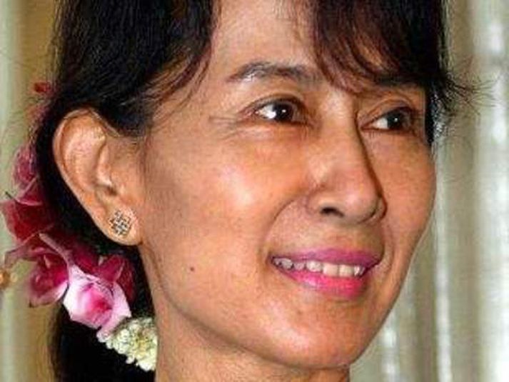 Suu Kyi Mátti yfirgefa heimili sitt.
Nordicphotos/AFP