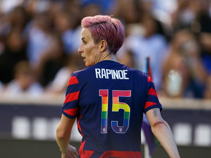 Megan Rapinoe hefur átt frábæran feril, bæði innan vallar sem utan.