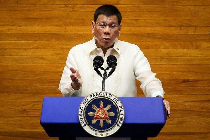 Rodrigo Duterte hefur gegnt embætti forseta Filippseyja frá árinu 2015.