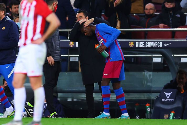 Ousmane Dembele með mark og stoðsendingu í kvöld.