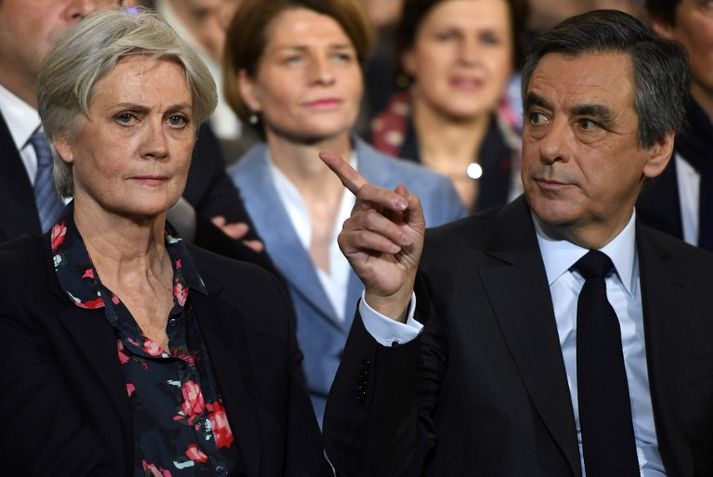 Penelope og Francois Fillon.