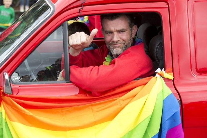 Stefán Karl Stefánsson, formaður Regnbogabarna sem blása til sóknar.
