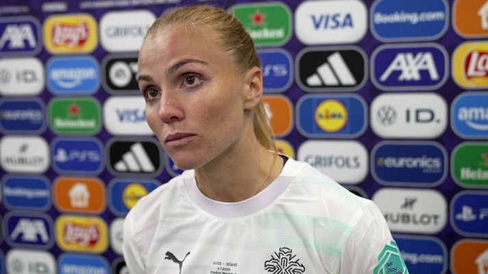 Glódís Perla hefur átt erfiða undanfarna daga og segir erfitt að kyngja niðurstöðu kvöldsins. Mikil eftirsjá sitji eftir.