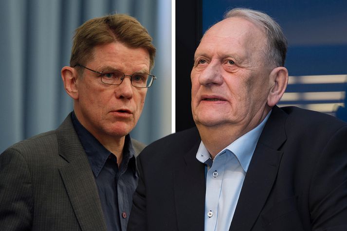 Össur kom að Merði þar sem hann stóð og barði höfðinu við vegginn. Bókstaflega og sagði í sífellu: Gunnar Birgisson! Gunnar Birgisson! Gunnar Birgisson!