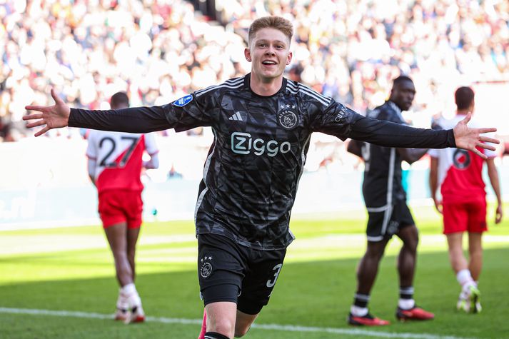 Kristian Nökkvi í leik með Ajax á dögunum