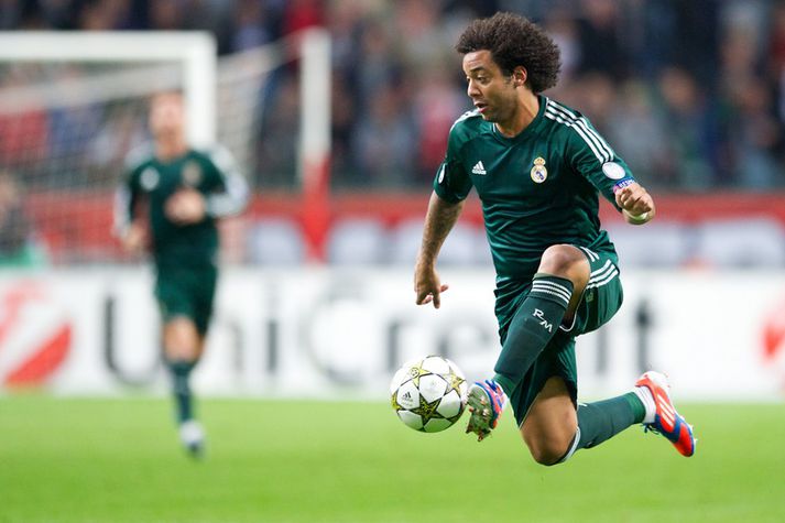 Marcelo í leik með Real Madrid.