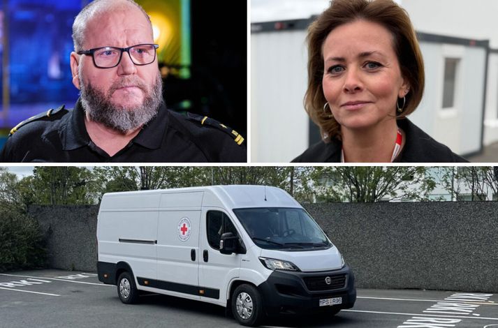 Ósk Sigurðardóttir segir starfsfólki brugðið yfir umræðu í hlaðvarpinu Einni pælingu um helgina. Þar sagðist lögreglumaðurinn Guðmundur Fylkissin hafa átt í útistöðum við skaðaminnkandi úrræðu Rauða krossins. 