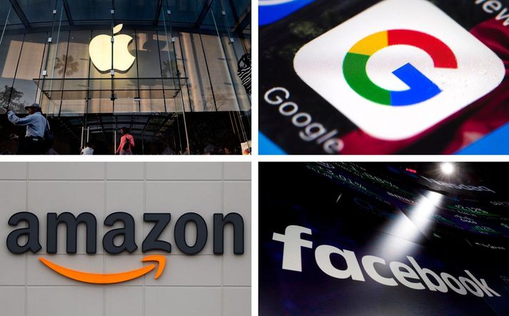 Alphabet, Amazon, Apple og Facebook skiluðu samtals um 28,6 milljarða dala hagnaði á öðrum fjórðungi ársins.