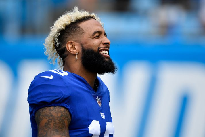 Odell Beckham Jr. er mikil týpa.