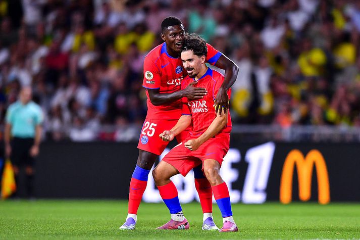 Vitinha sá til þess að PSG fengi öll þrjú stigin í kvöld.