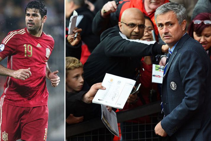 José Mourinho saknar Diego Costa sem skoraði níu mörk í fyrstu sjö leikjum sínum í úrvalsdeildinni.