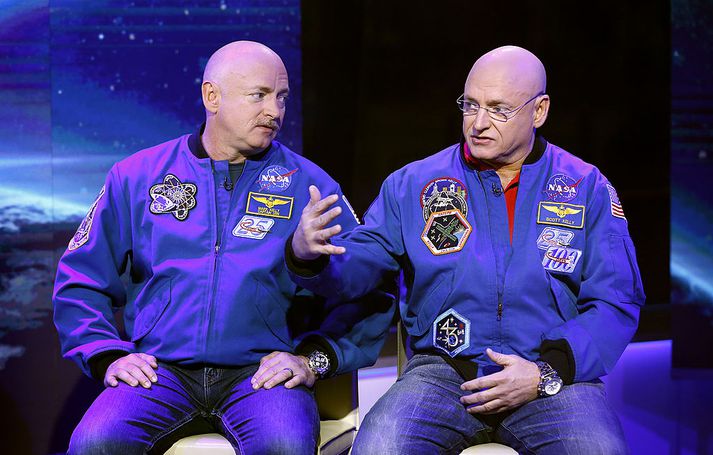 Tvíburabræðurnir Mark Kelly og Scott Kelly