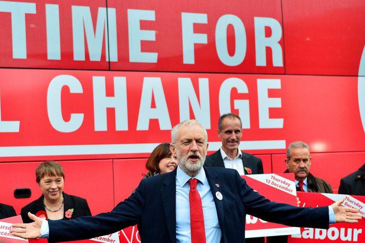 Jeremy Corbyn er formaður breska Verkamannaflokksins.