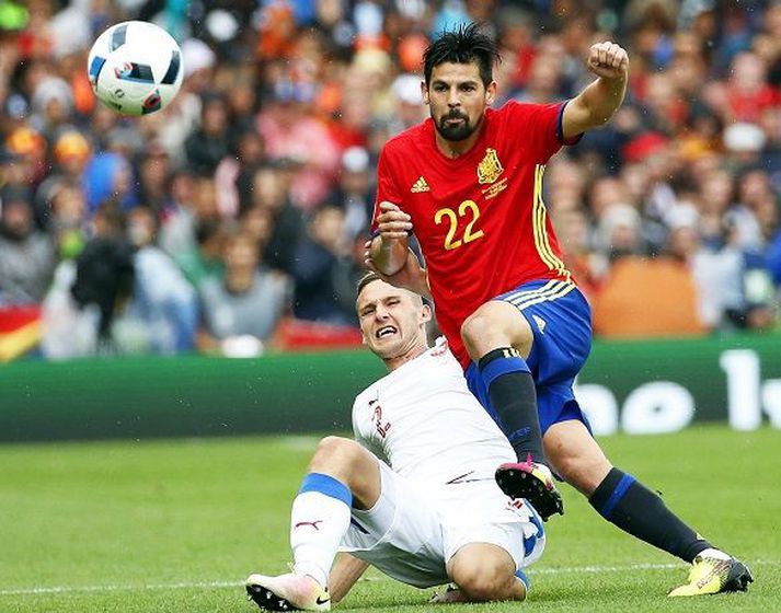 Nolito hefur skorað fimm mörk í 12 landsleikjum fyrir Spán.