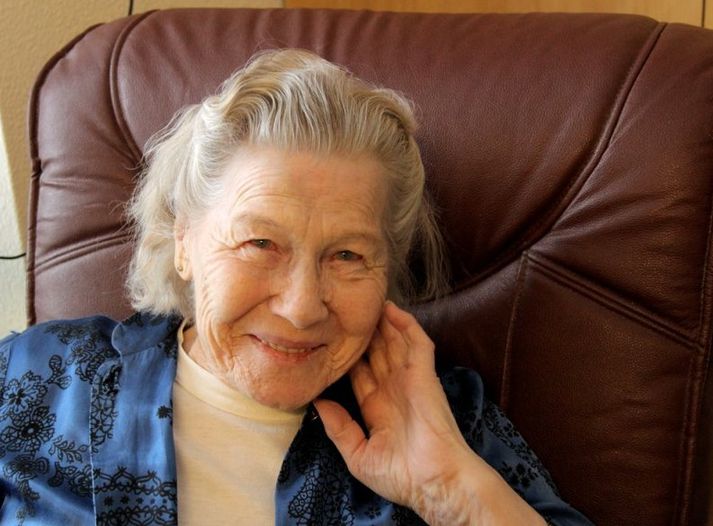 Guðríður Bjargey Helgadóttir varð 94 ára í mars.