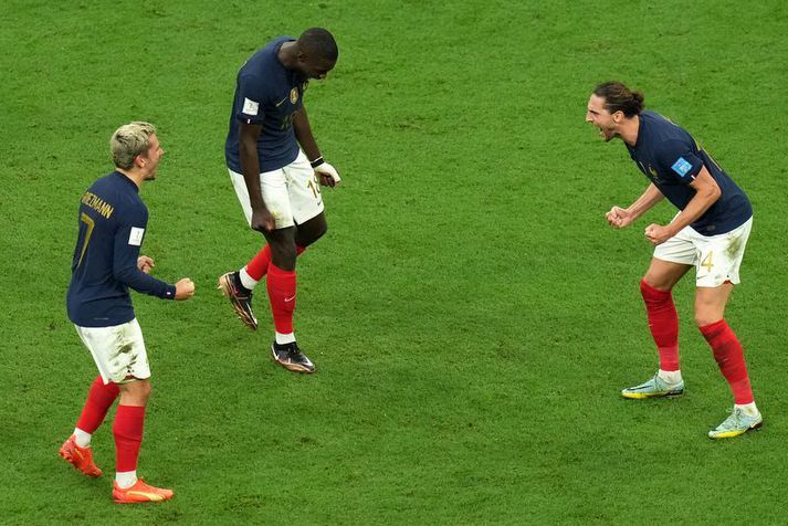 Antoine Griezmann var valinn besti maður undanúrslitaleiksins en bæði Dayot Upamecano og  Adrien Rabiot voru fjarverandi vegna veikinda.