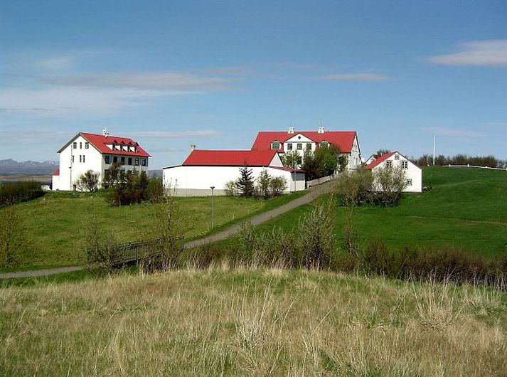 Hvanneyri. Hlýjasti staður landins í dag.