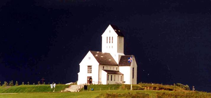 Skálholtskirkja.