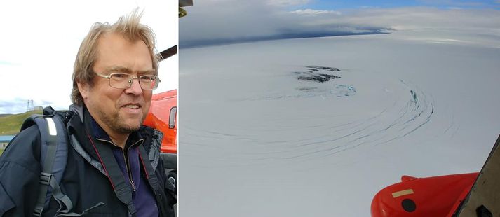 Þorsteinn Þorsteinsson, sérfræðingur í jöklarannsóknum var staddur í Hrauneyjum eftir útsýnisflug þegar Vísir náði tali af honum.