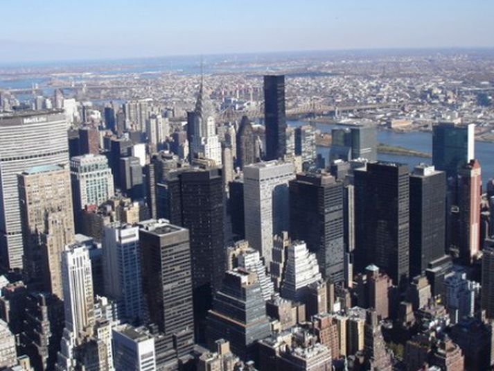 Frá New York. MYND/AFP