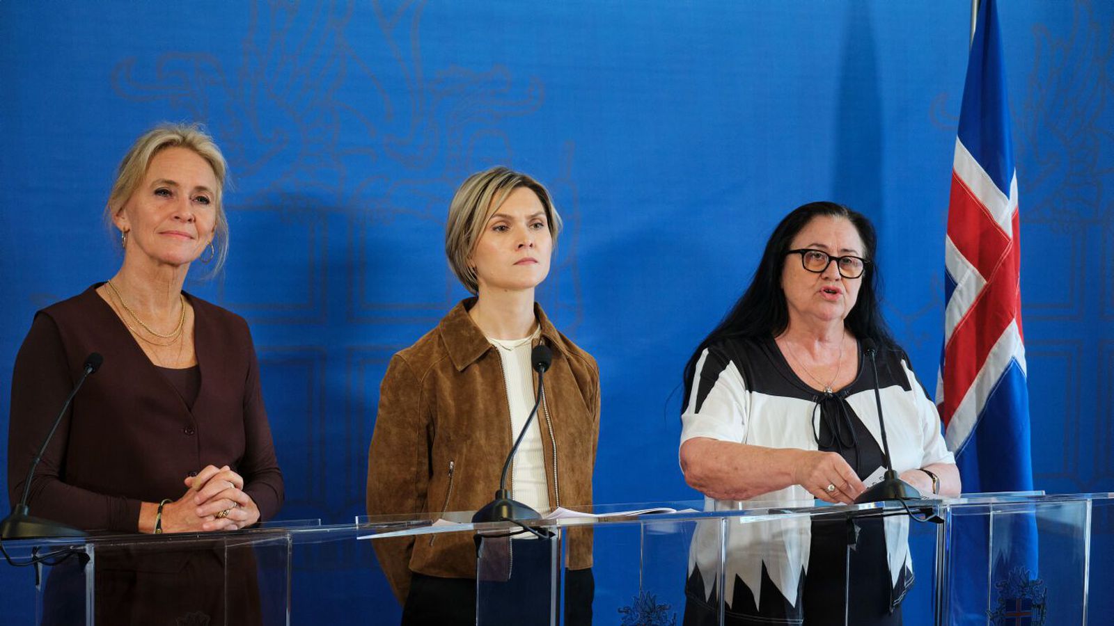 Bein út­sending: Valkyrjurnar halda blaða­manna­fund