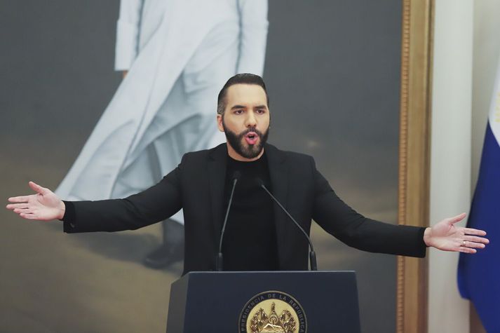 Nayib Bukele, forseti El Salvador.