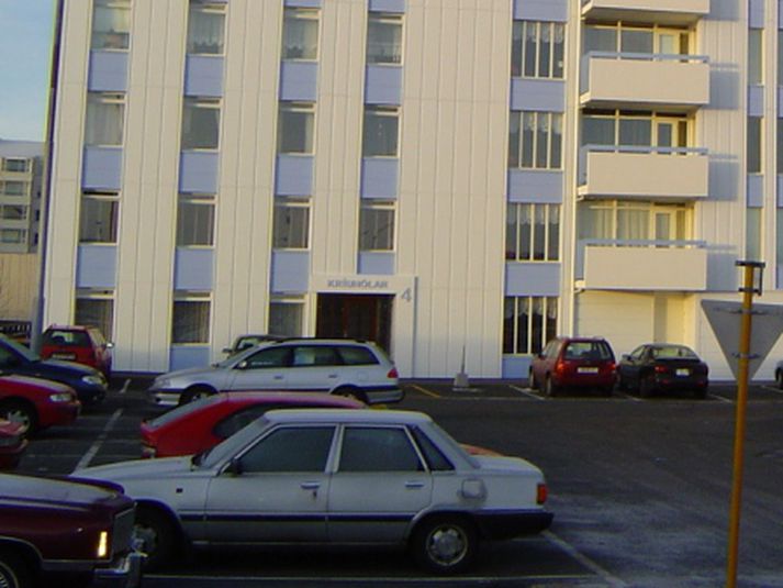 Kríuhólar 4, þar sem árásin átti sér stað.
