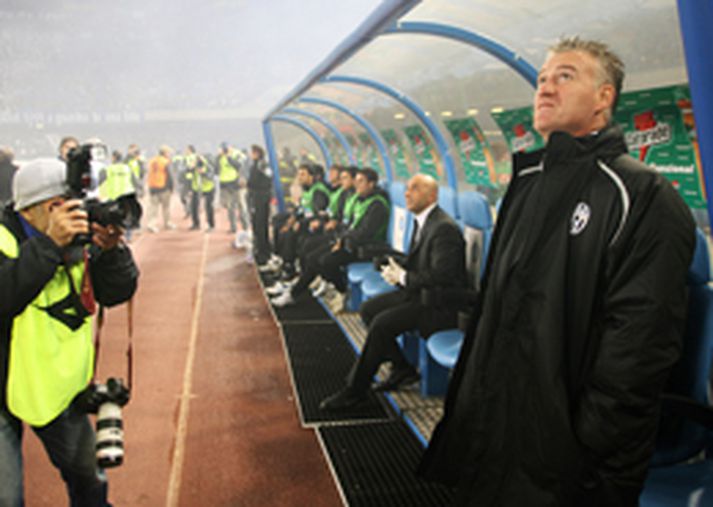 Didier Dechamps og lærisveinar hans hjá Juventus áttu ekki góðan leik í dag.