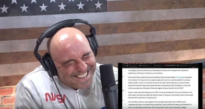 Joe Rogan var hrifinn.