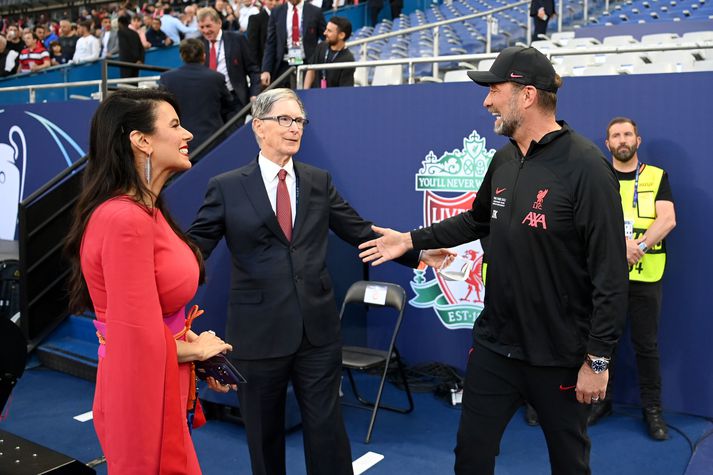  John W. Henry og eiginkona hans Linda Pizzuti Henry með Jürgen Klopp.