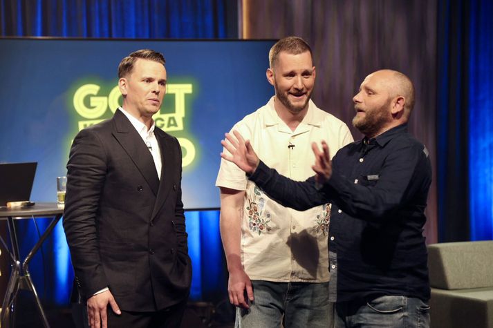 Benni, Fannar og Sveppi í kosningastuði.