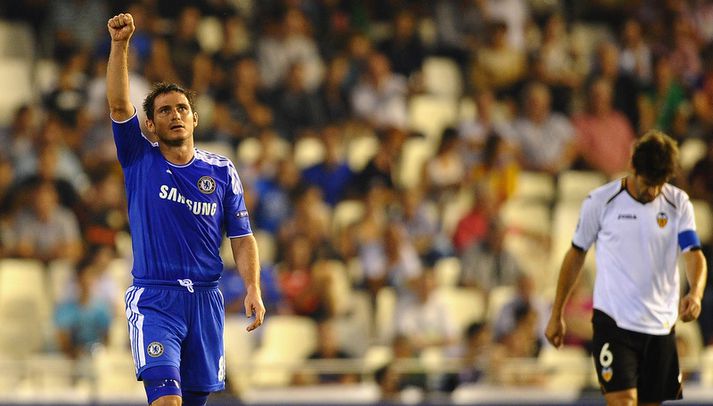 Frank Lampard í leiknum í kvöld.