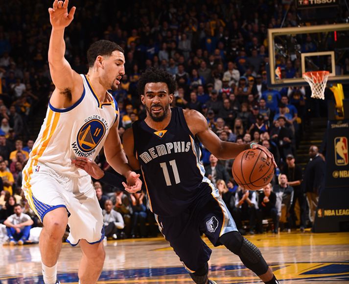 Mike Conley tryggði Memphis framlengingu gegn Golden State.