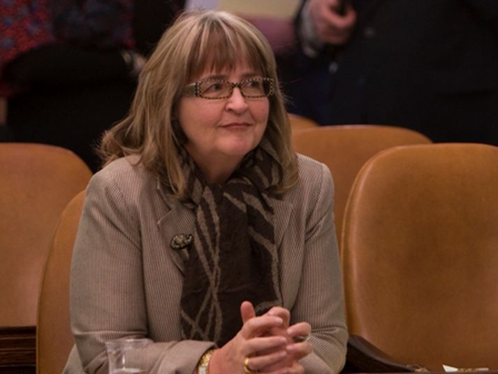 Ásta Ragnheiður Jóhannesdóttir, varaforseti, stýrir nú þingfundi.
