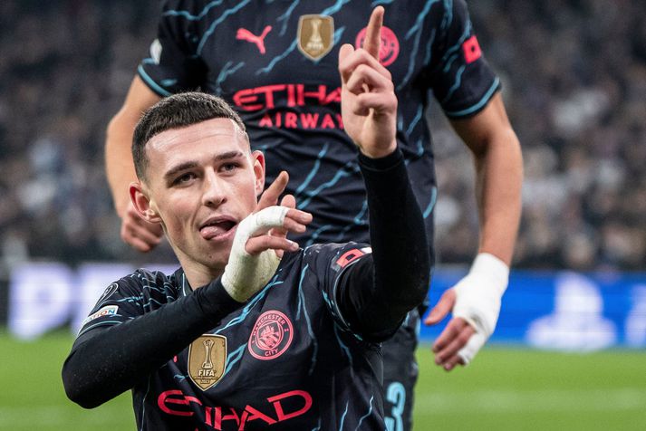 Phil Foden skoraði sigurmark dagsins.