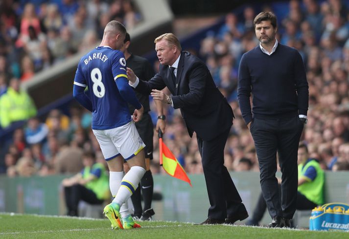 Barkley og Koeman standa í ströngu, innan vallar sem utan.