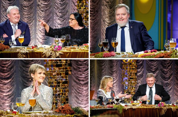 Það var mikil stemning í Kryddsíldinni í fyrra.