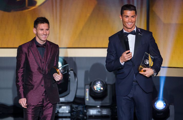 Lionel Messi og Cristiano Ronaldo.