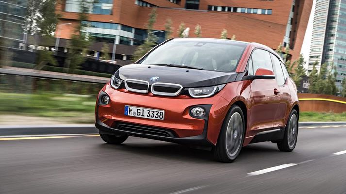 BMW i3 rafmagnsbíllinn.