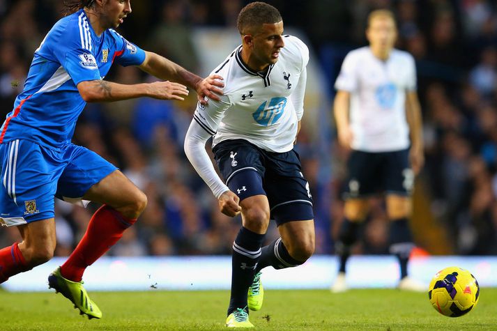 Kyle Walker í leik með Tottenham gegn Hull um helgina.